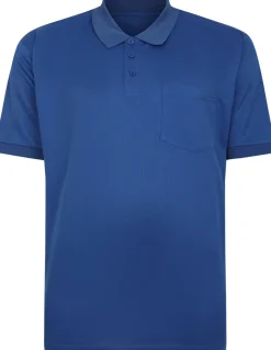 Bigdude Active Polo Shirt Deep Blue