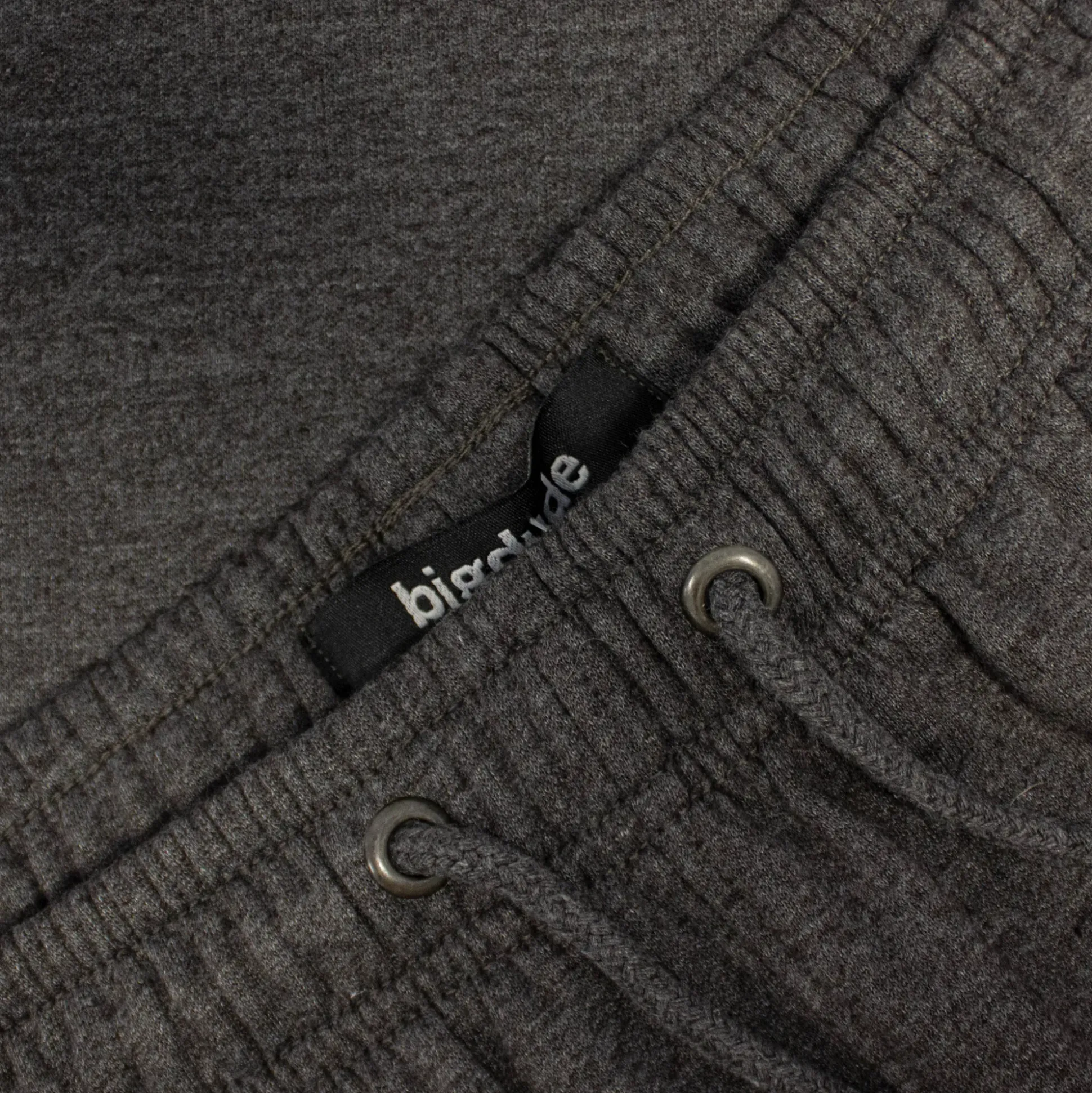 Bigdude Basic Cuffed Joggers Twin Pack Black/Charcoal