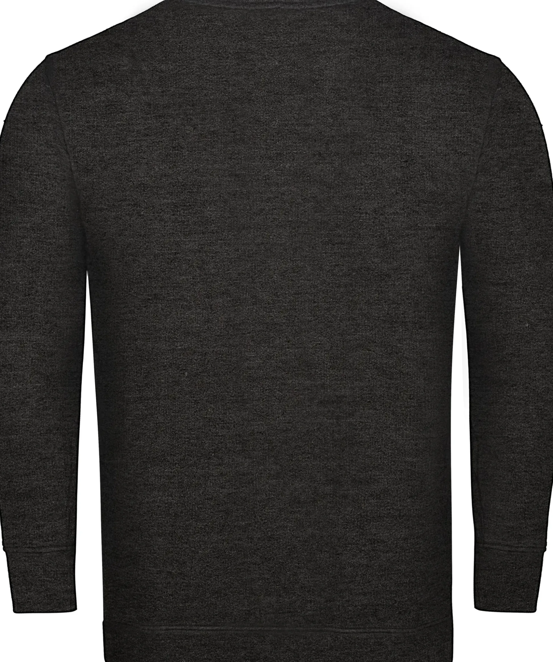 Bigdude Brushed Fleece Cardigan Charcoal