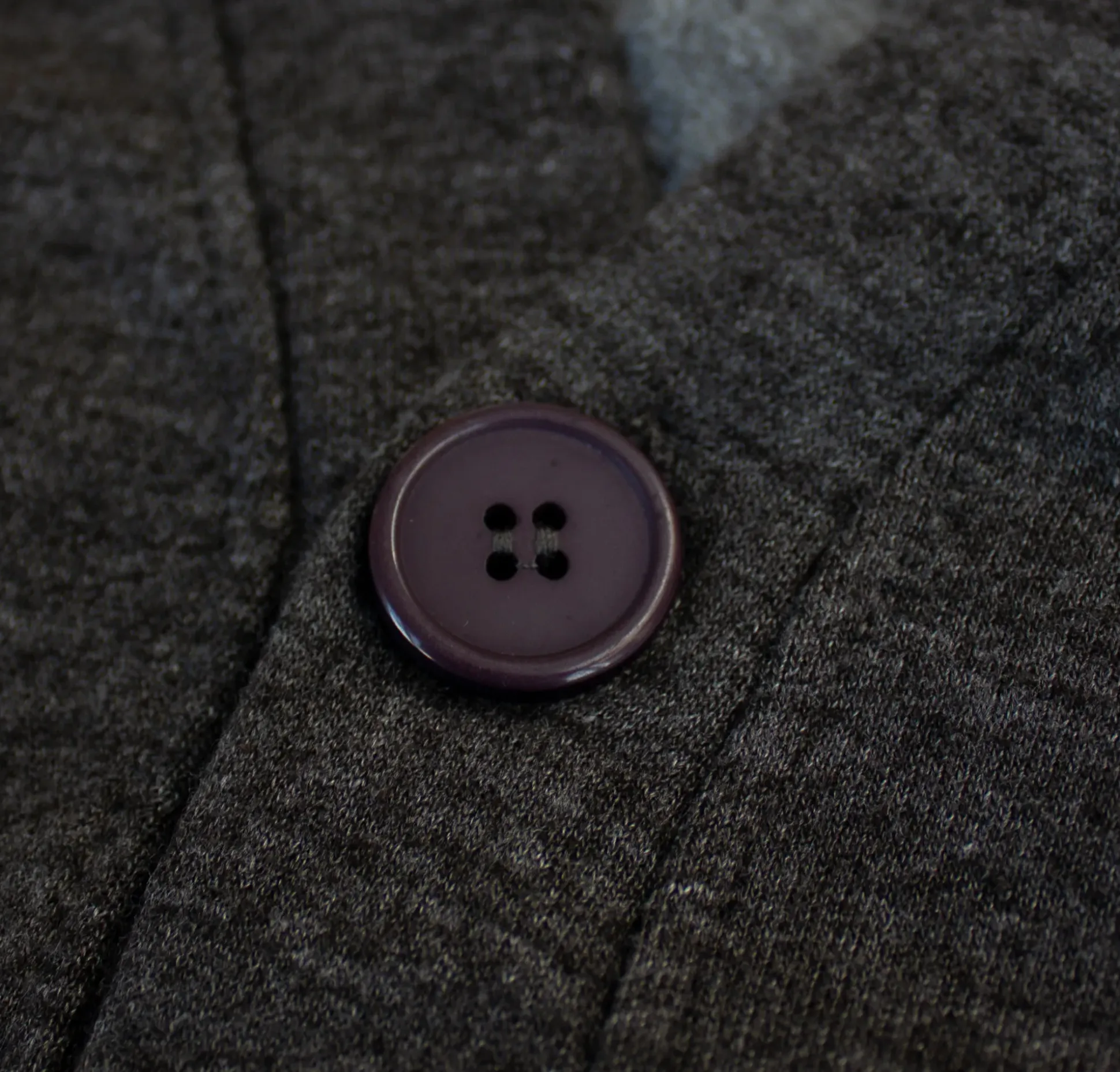 Bigdude Brushed Fleece Cardigan Charcoal