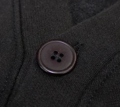 Bigdude Brushed Fleece Cardigan Black