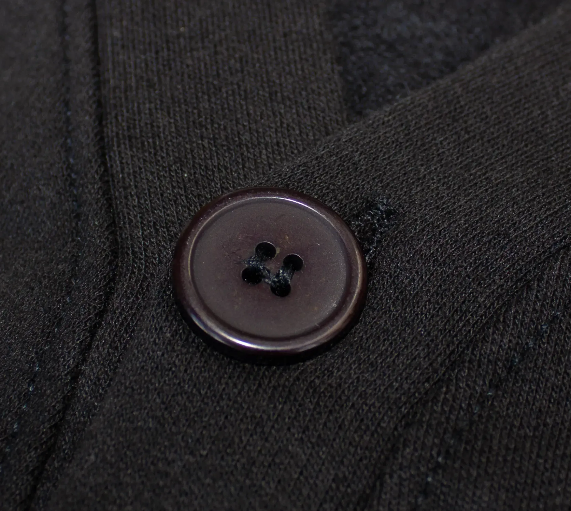 Bigdude Brushed Fleece Cardigan Black
