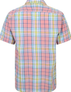 Bigdude Button Down Collar Checked Shirt Multi