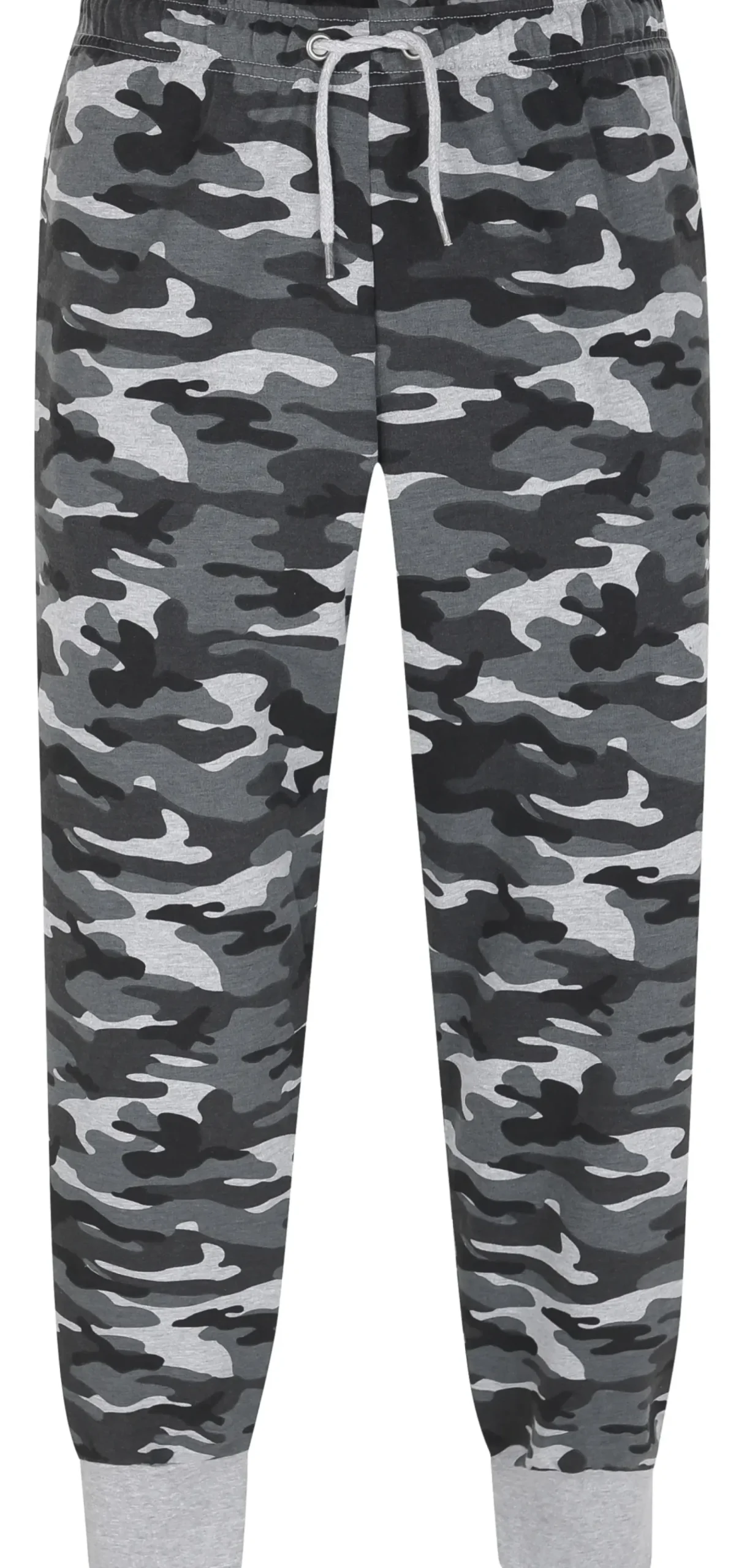 Bigdude Camo Joggers Charcoal
