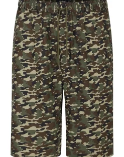 Bigdude Camouflage Print Cotton Shorts Sand