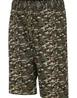 Bigdude Camouflage Print Cotton Shorts Sand