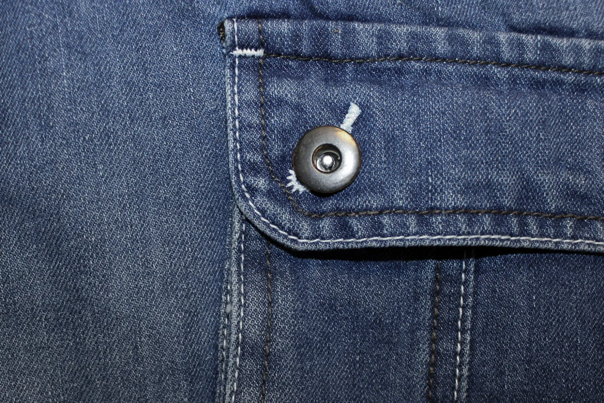 Bigdude Cargo Denim Shorts Mid Wash
