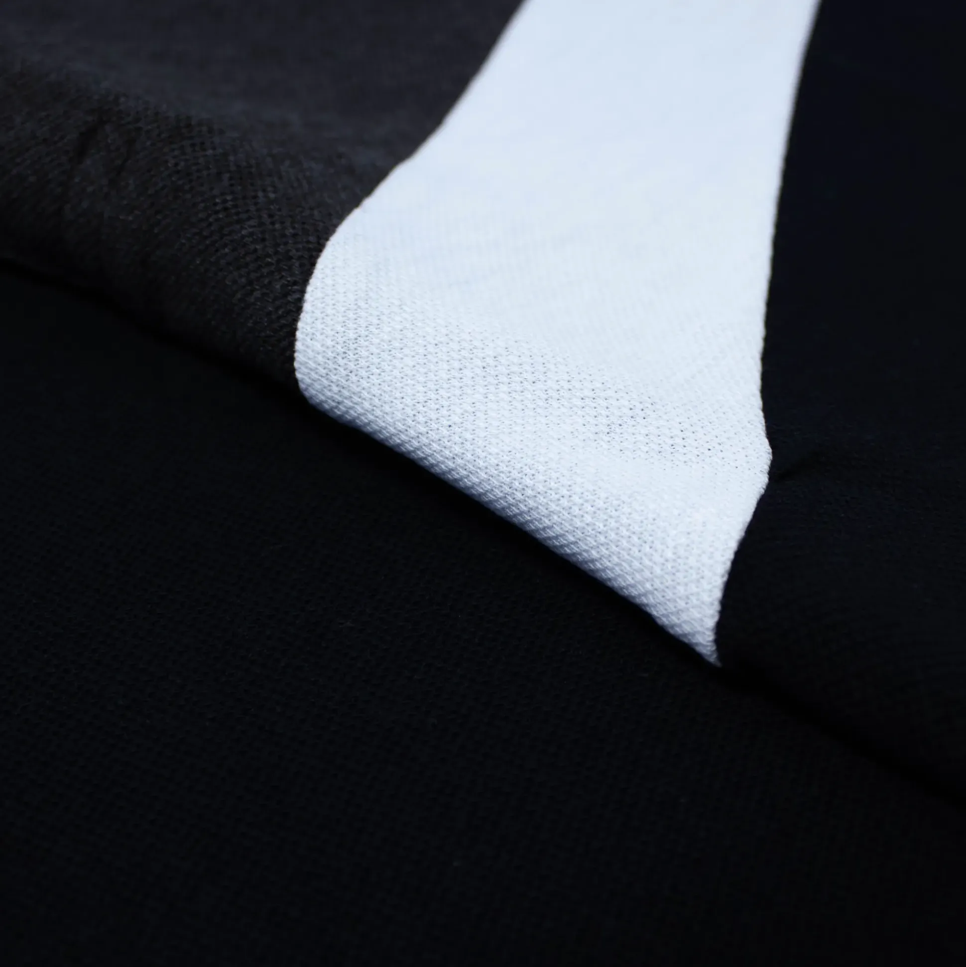Bigdude Chevron Polo Shirt Black/Charcoal