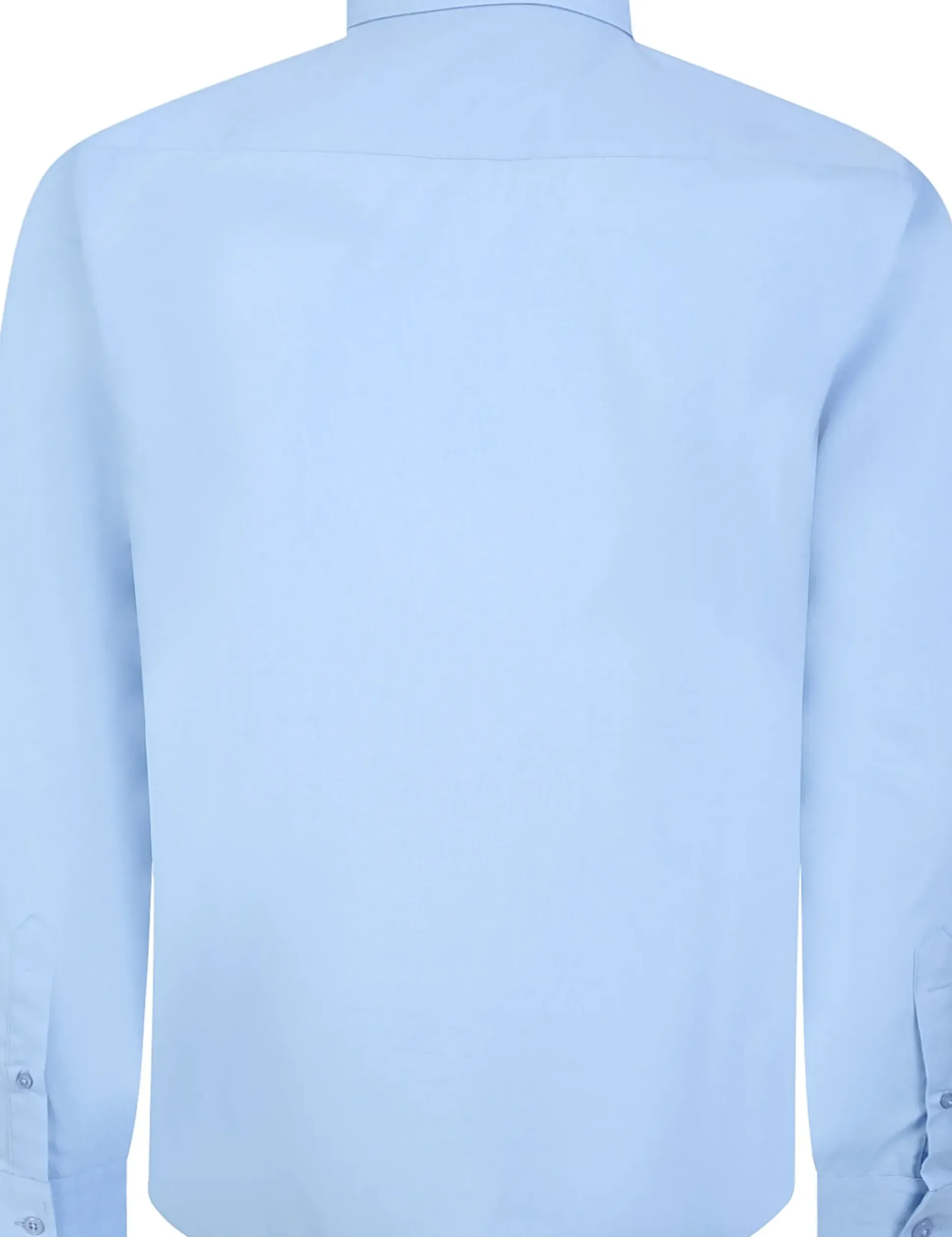 Bigdude Classic Long Sleeve Poplin Shirt Light Blue