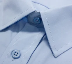 Bigdude Classic Long Sleeve Poplin Shirt Light Blue