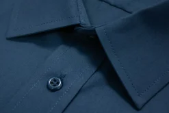 Bigdude Classic Long Sleeve Poplin Shirt Petrol