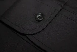 Bigdude Classic Long Sleeve Poplin Shirt Black