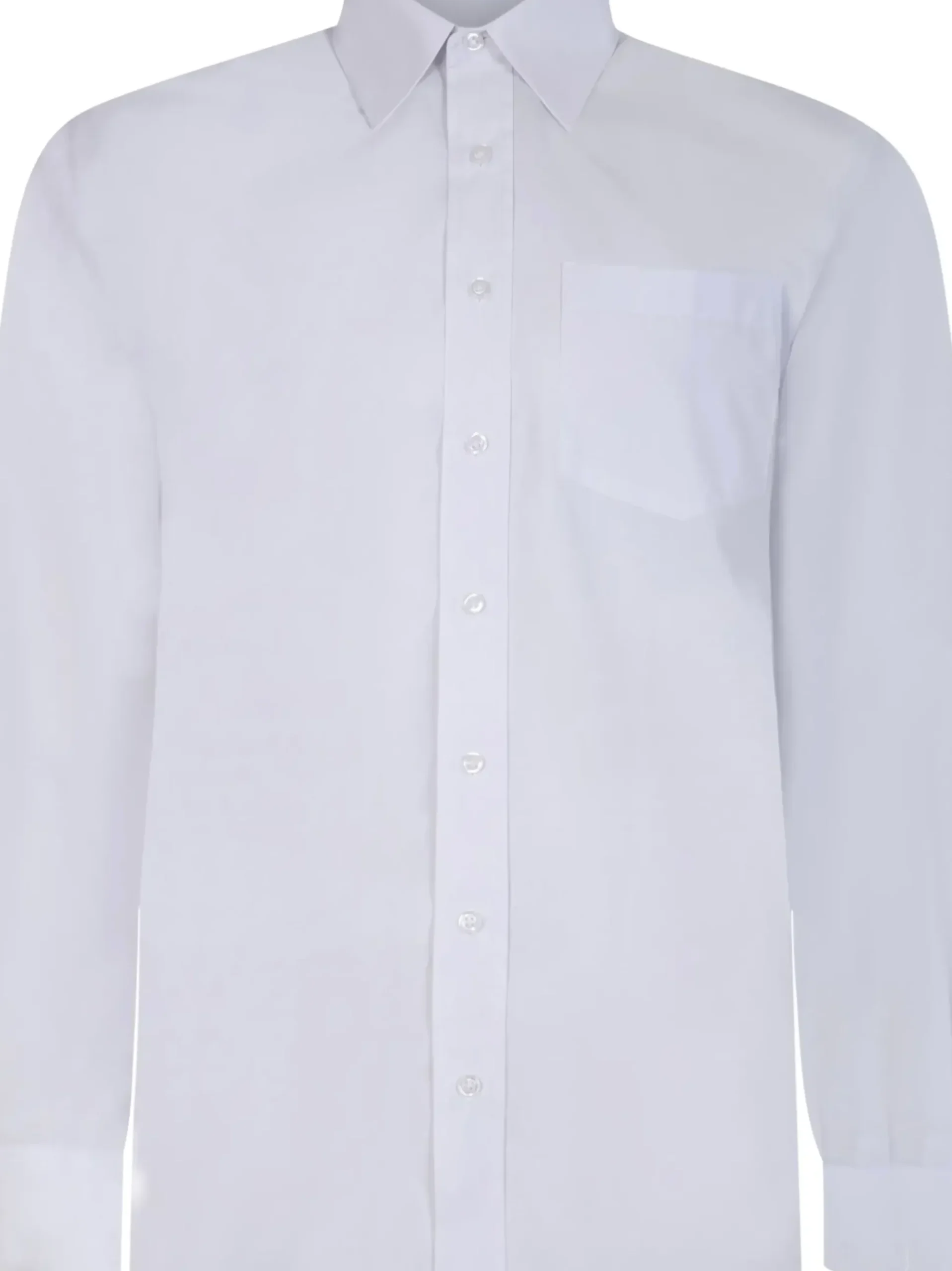 Bigdude Classic Long Sleeve Poplin Shirt White
