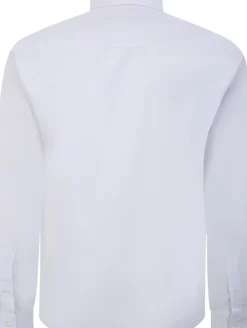 Bigdude Classic Long Sleeve Poplin Shirt White