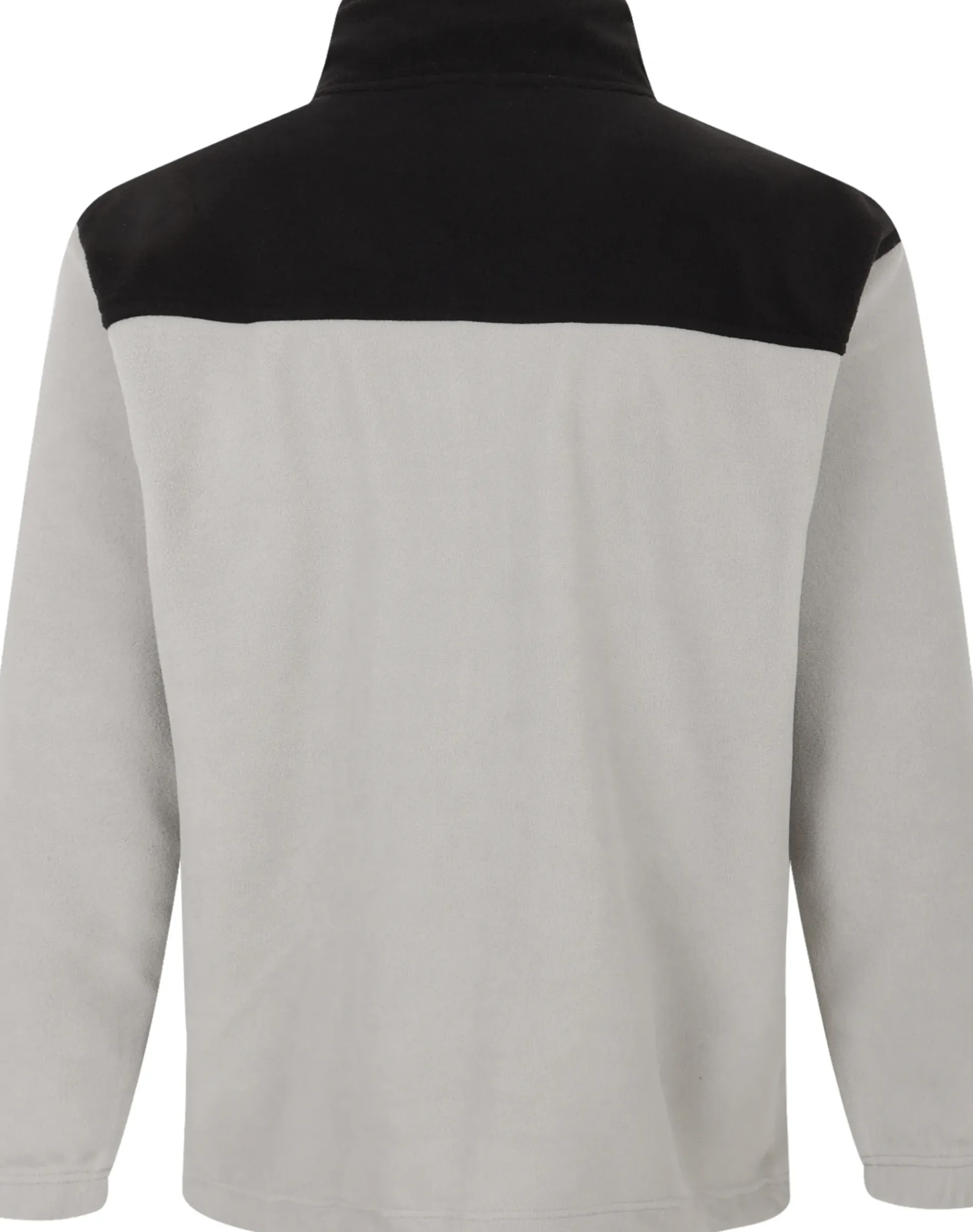 Bigdude Colour Block Lightweight Fleece Jacket Black