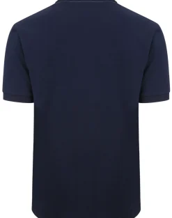 Bigdude Colour Block Polo Shirt Navy