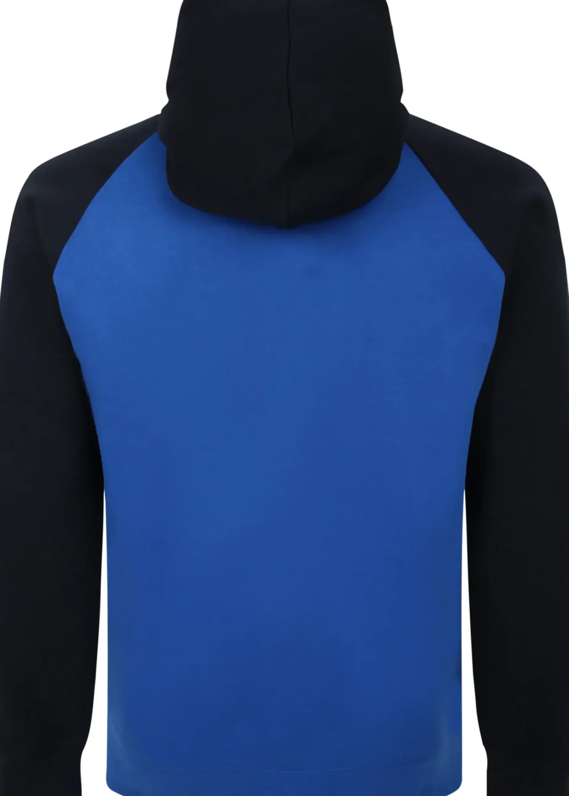 Bigdude Contrast Raglan Full Zip Hoody Royal Blue