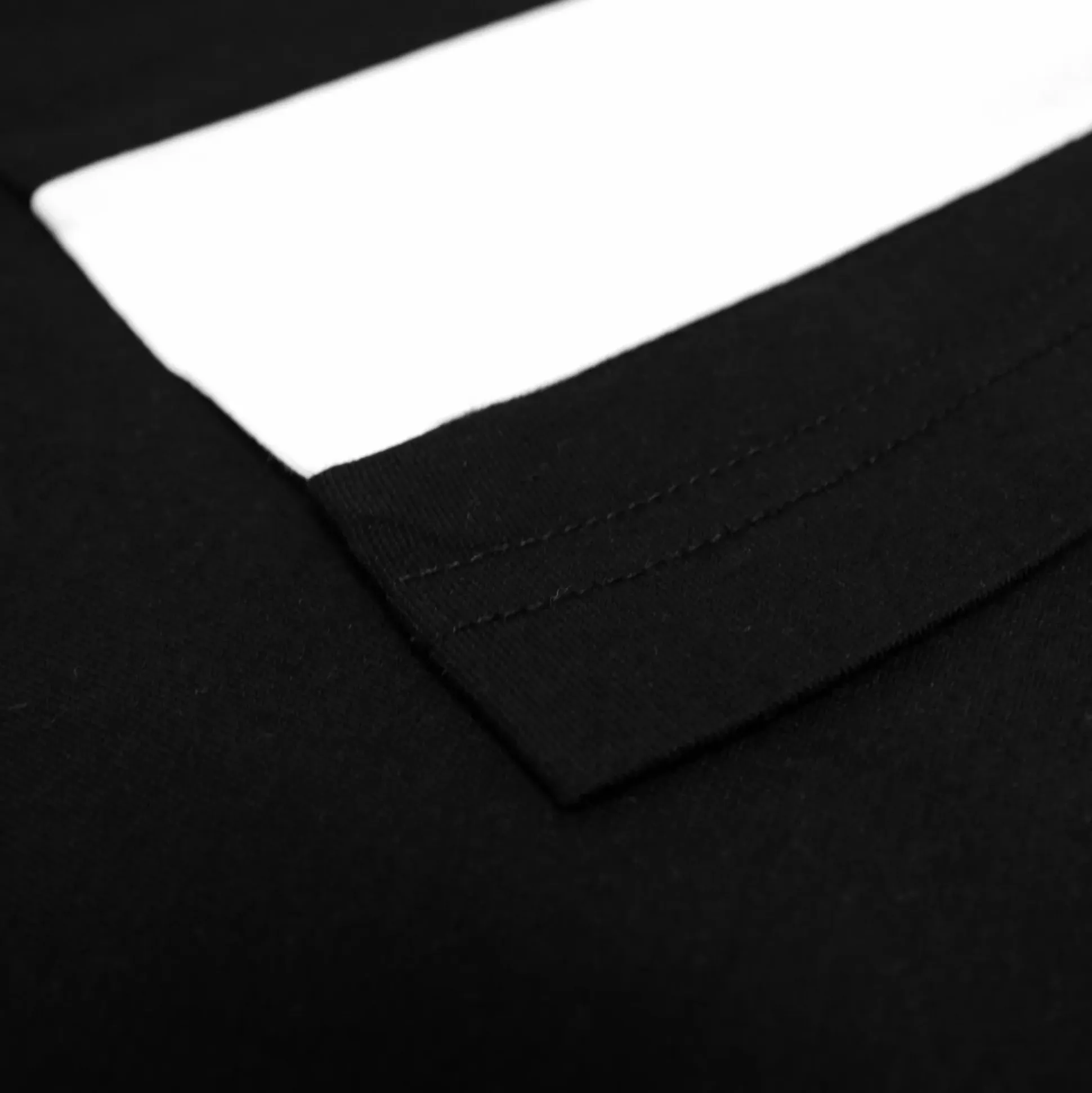 Bigdude Contrast Stripe T-Shirt Black