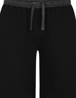 Bigdude Contrast Sweat Shorts Black