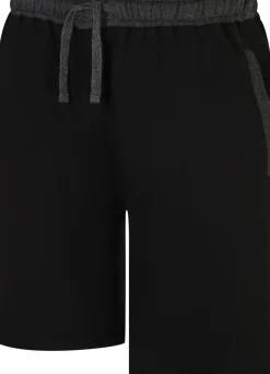 Bigdude Contrast Sweat Shorts Black