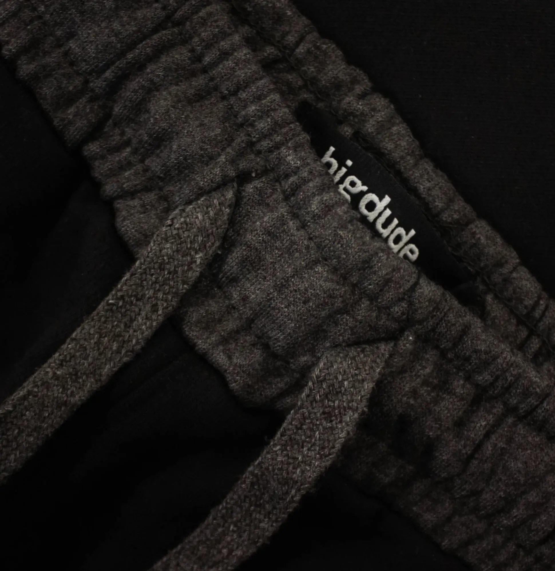 Bigdude Contrast Sweat Shorts Black