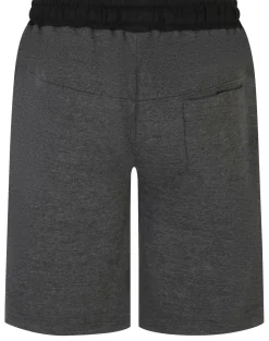 Bigdude Contrast Sweat Shorts Charcoal Marl