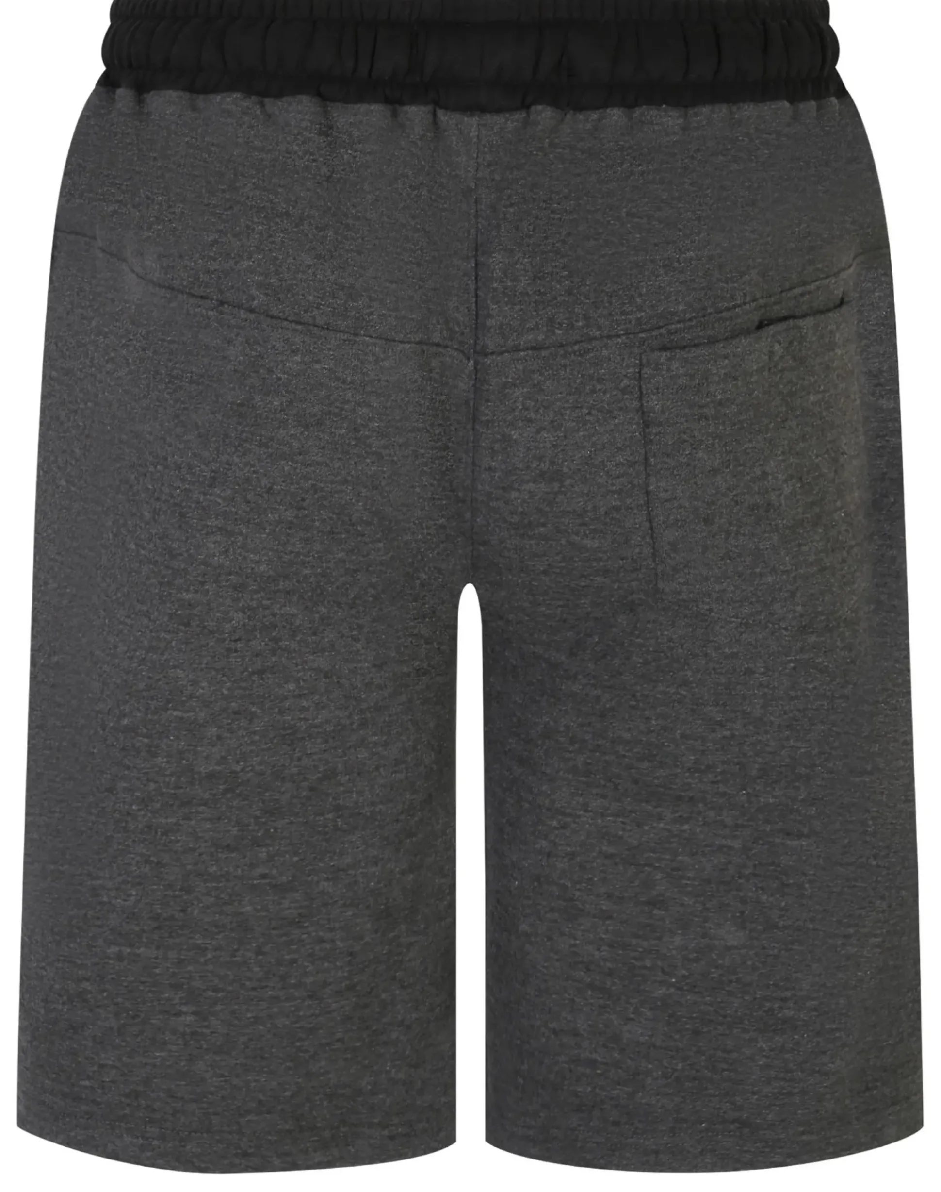 Bigdude Contrast Sweat Shorts Charcoal Marl
