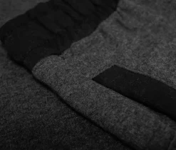 Bigdude Contrast Sweat Shorts Charcoal Marl