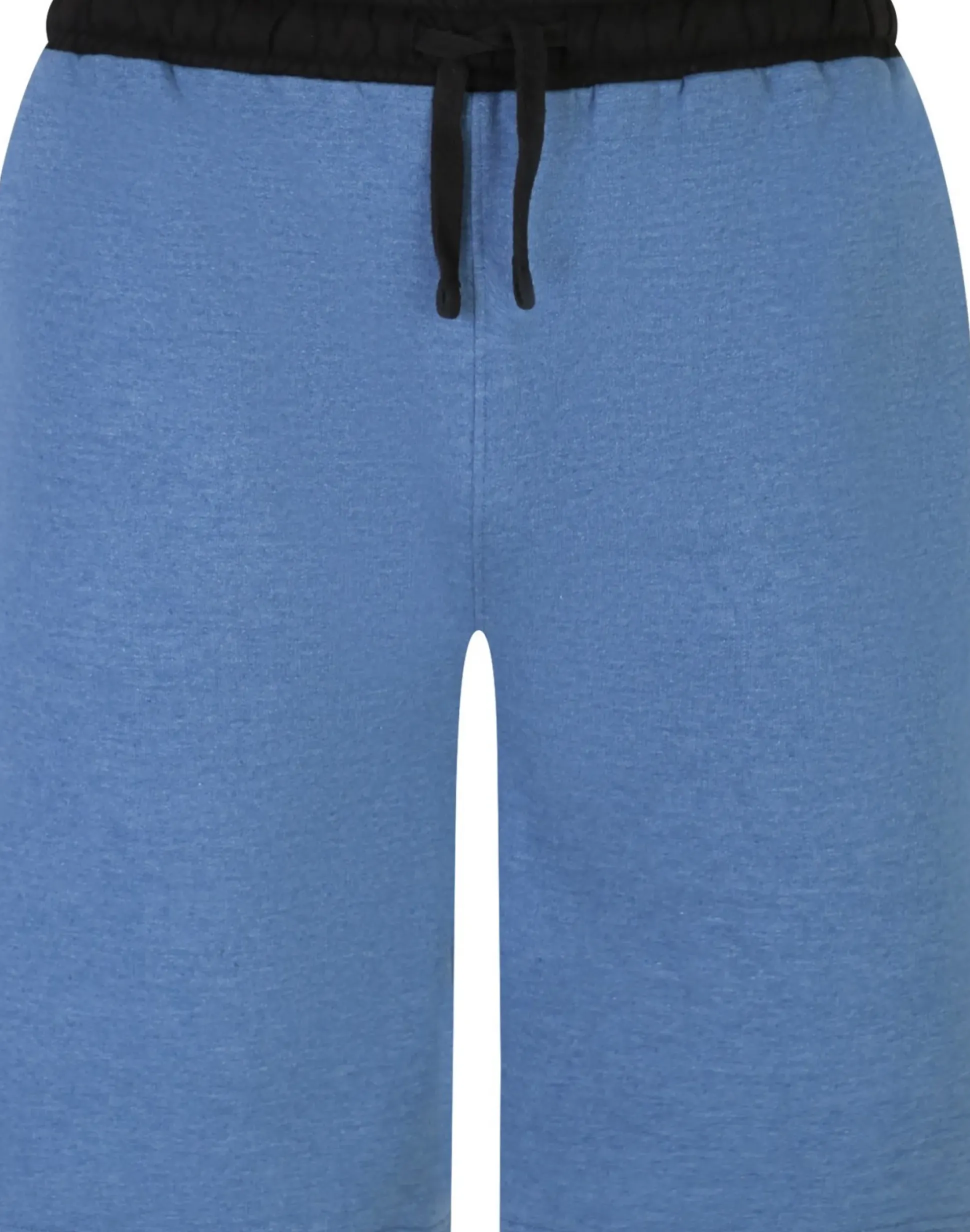 Bigdude Contrast Sweat Shorts Denim Marl