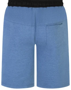 Bigdude Contrast Sweat Shorts Denim Marl