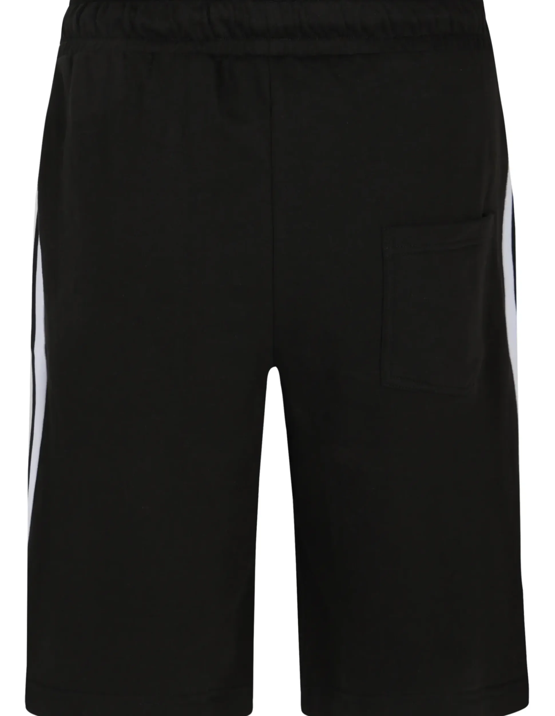 Bigdude Contrast Tape Loop Back Shorts Black