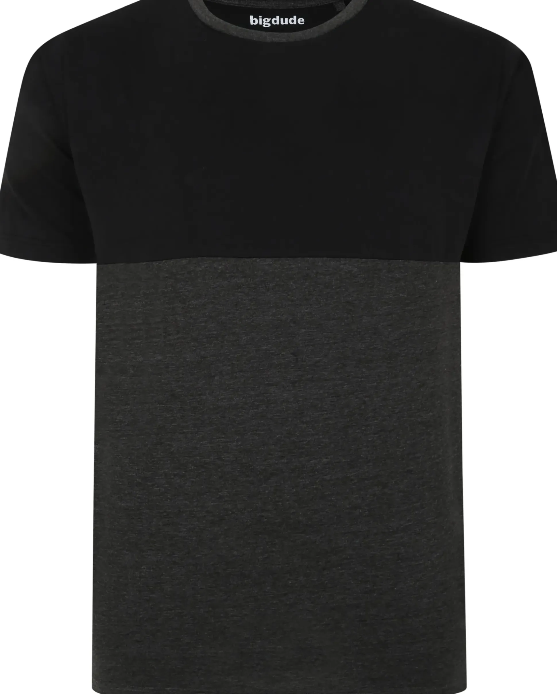 Bigdude Cut & Sew Pyjama Set Charcoal/Black
