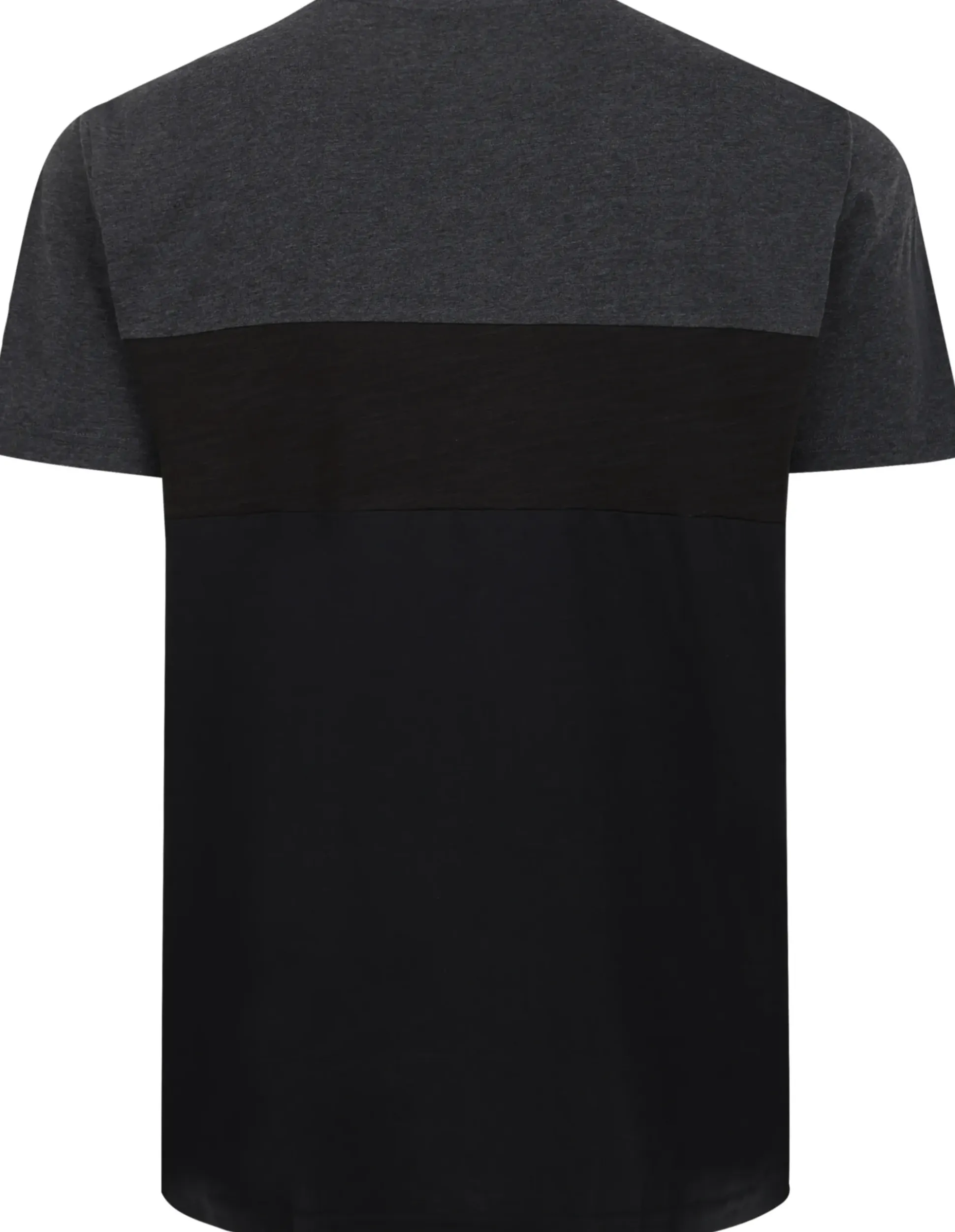 Bigdude Cut & Sew Space Dye T-Shirt Charcoal Tall