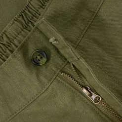 Bigdude Elasticated Waist Cargo Trousers Dark Khaki
