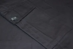 Bigdude Elasticated Waist Cargo Trousers Charcoal