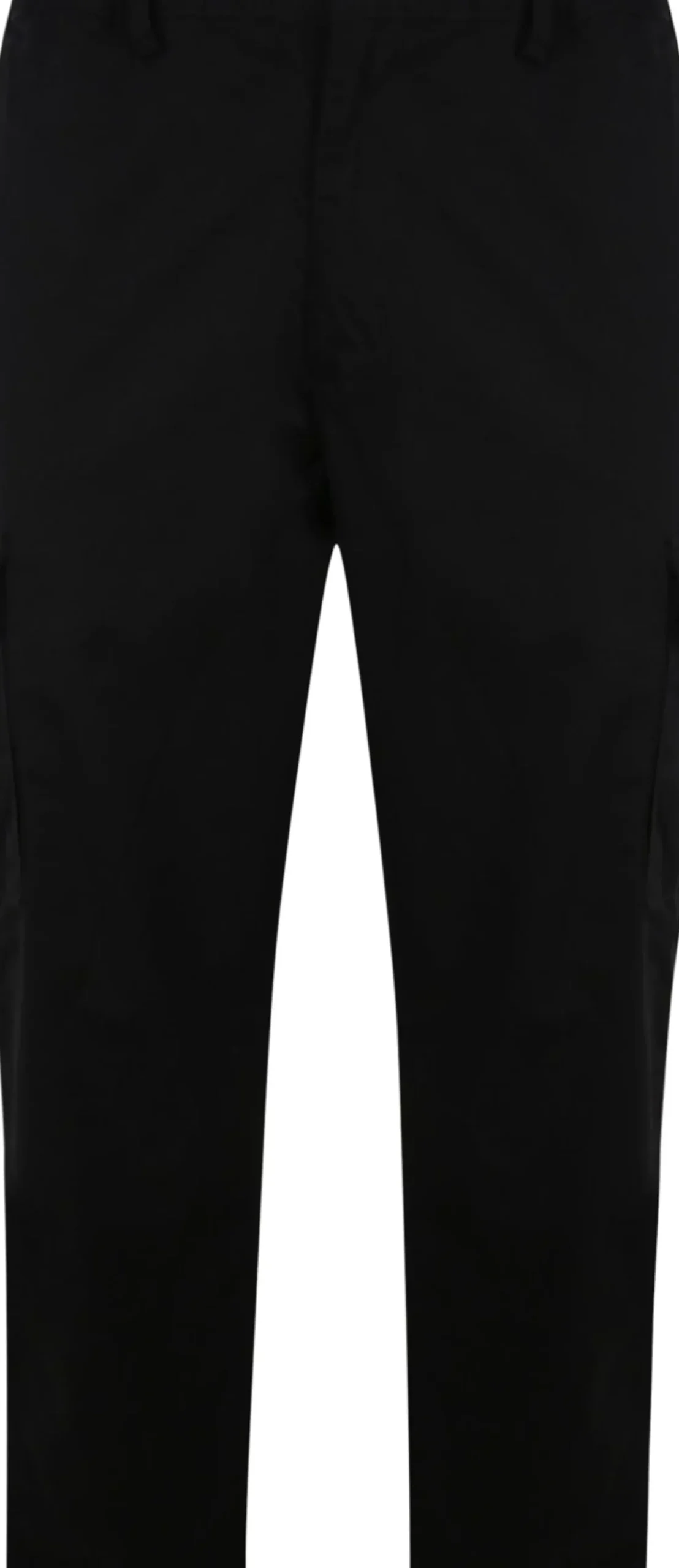 Bigdude Elasticated Waist Cargo Trousers Black