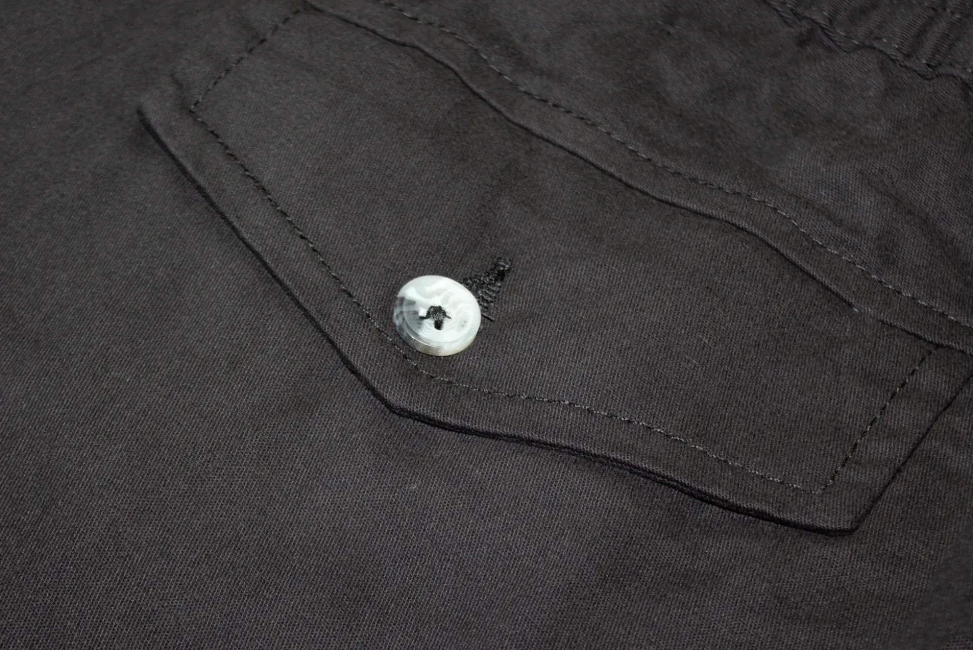 Bigdude Elasticated Waist Cargo Trousers Black