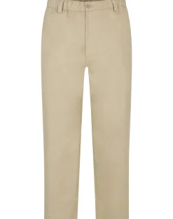 Bigdude Elasticated Waist Every Day Trousers Sand