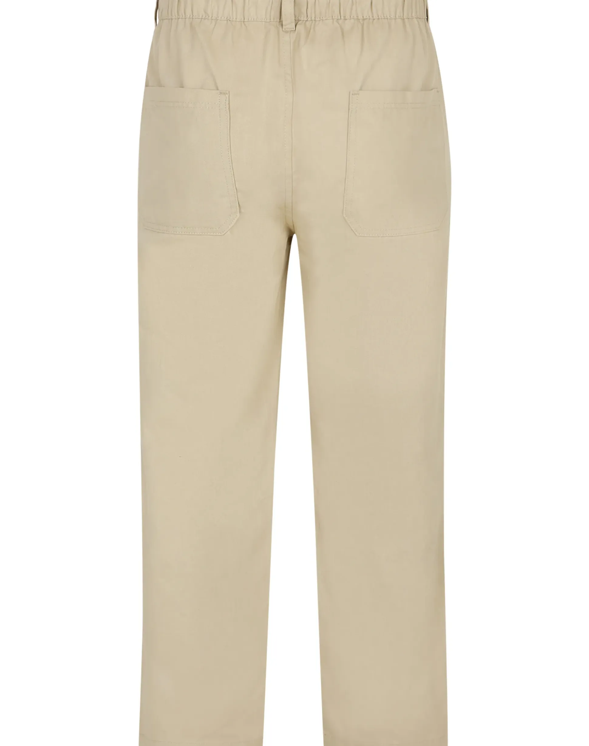 Bigdude Elasticated Waist Every Day Trousers Sand