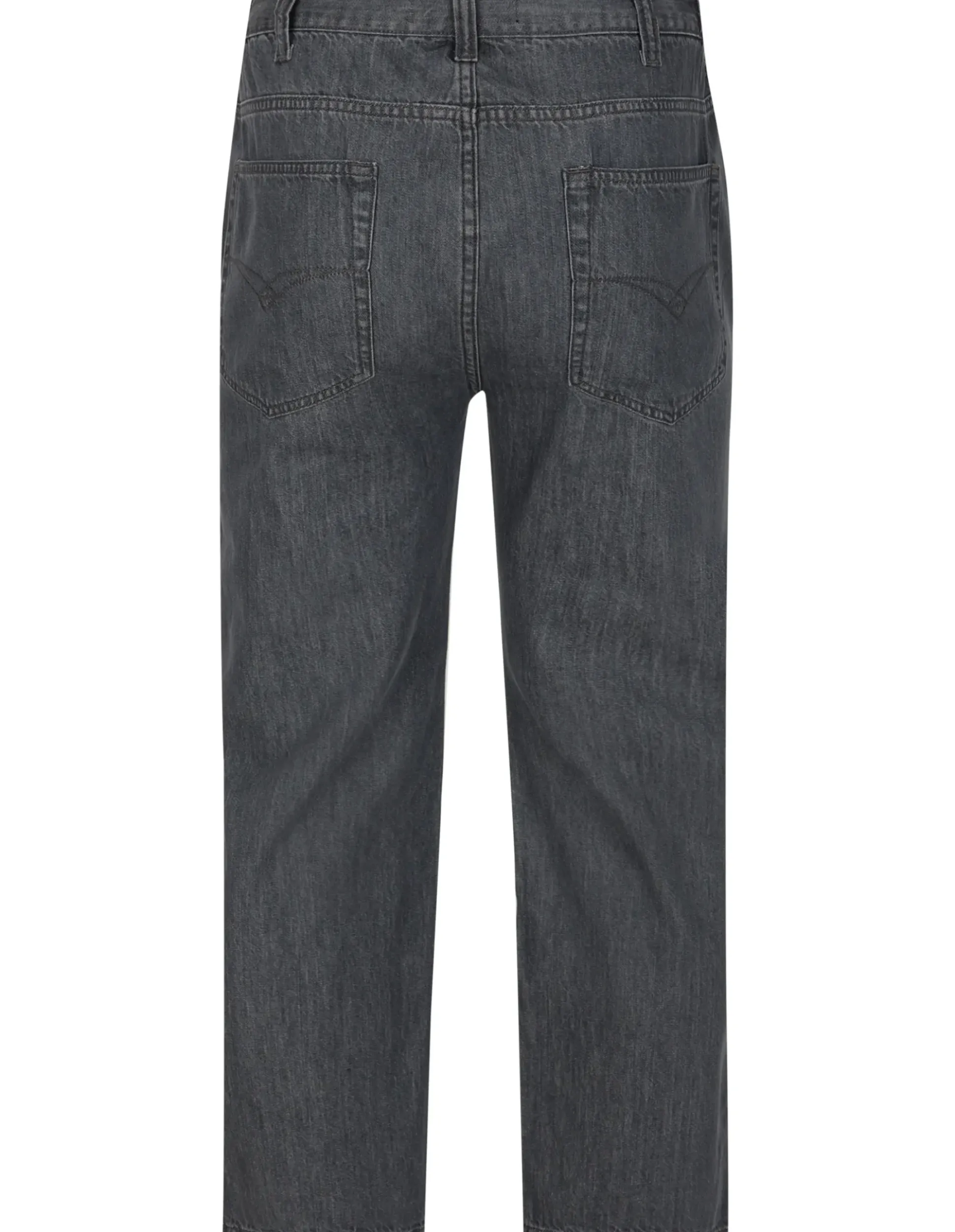 Bigdude Elasticated Waist Jeans Grey Wash