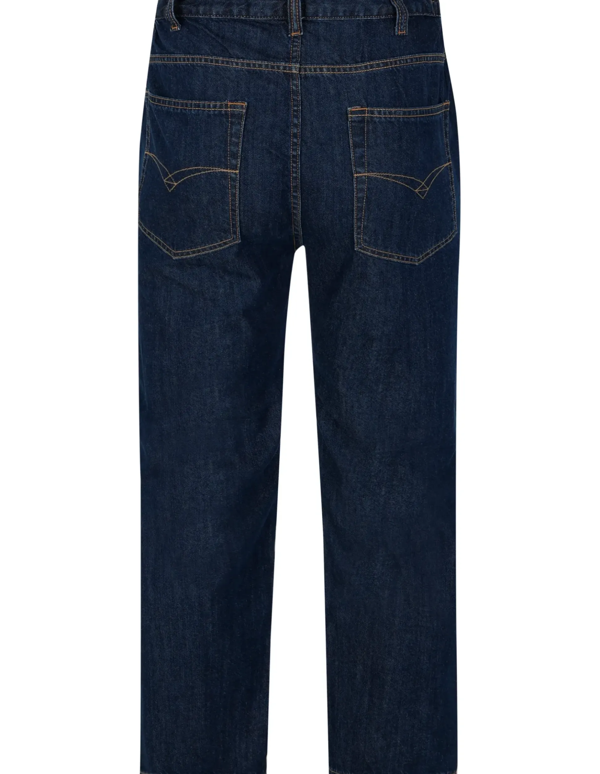Bigdude Elasticated Waist Jeans Dark Wash
