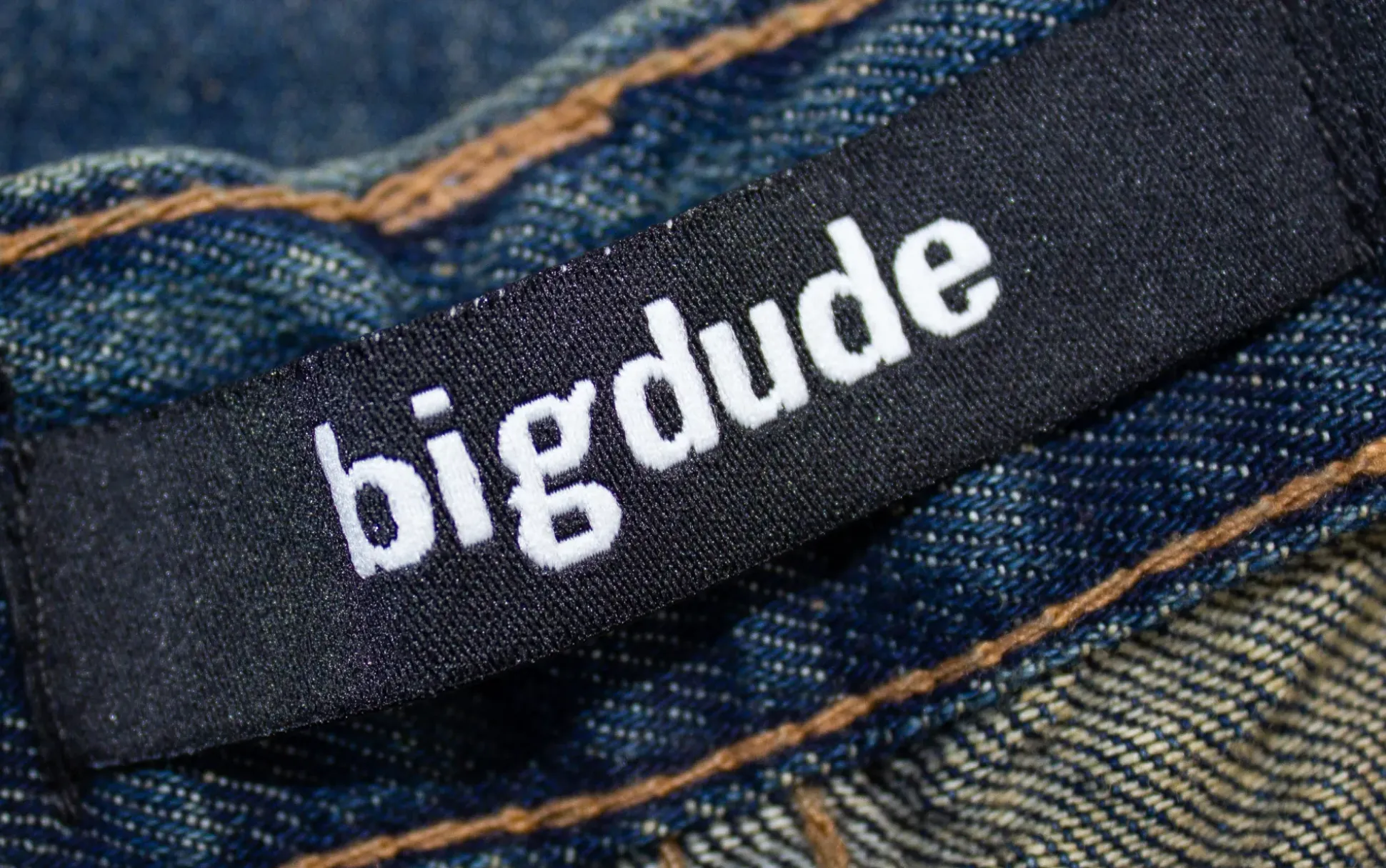 Bigdude Elasticated Waist Jeans Tint Wash