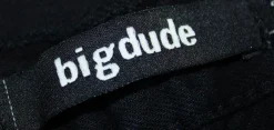 Bigdude Elasticated Waist Jeans Black