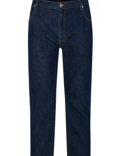 Bigdude Elasticated Waist Jeans Dark Wash Tall