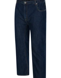 Bigdude Elasticated Waist Jeans Dark Wash Tall