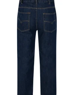 Bigdude Elasticated Waist Jeans Dark Wash Tall