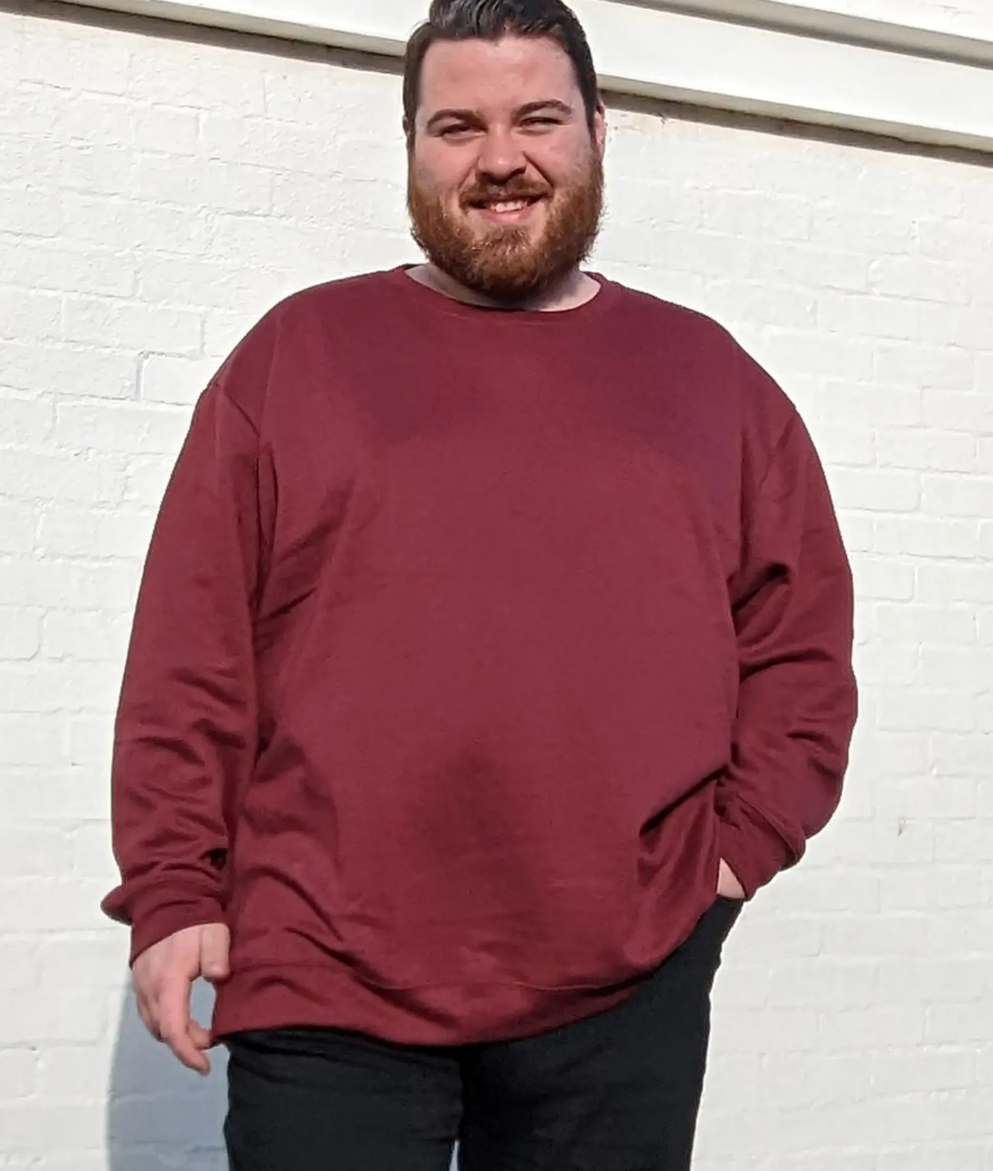Bigdude Essentials Jumper Burgundy