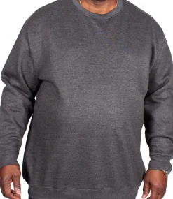 Bigdude Essentials Jumper Charcoal Tall