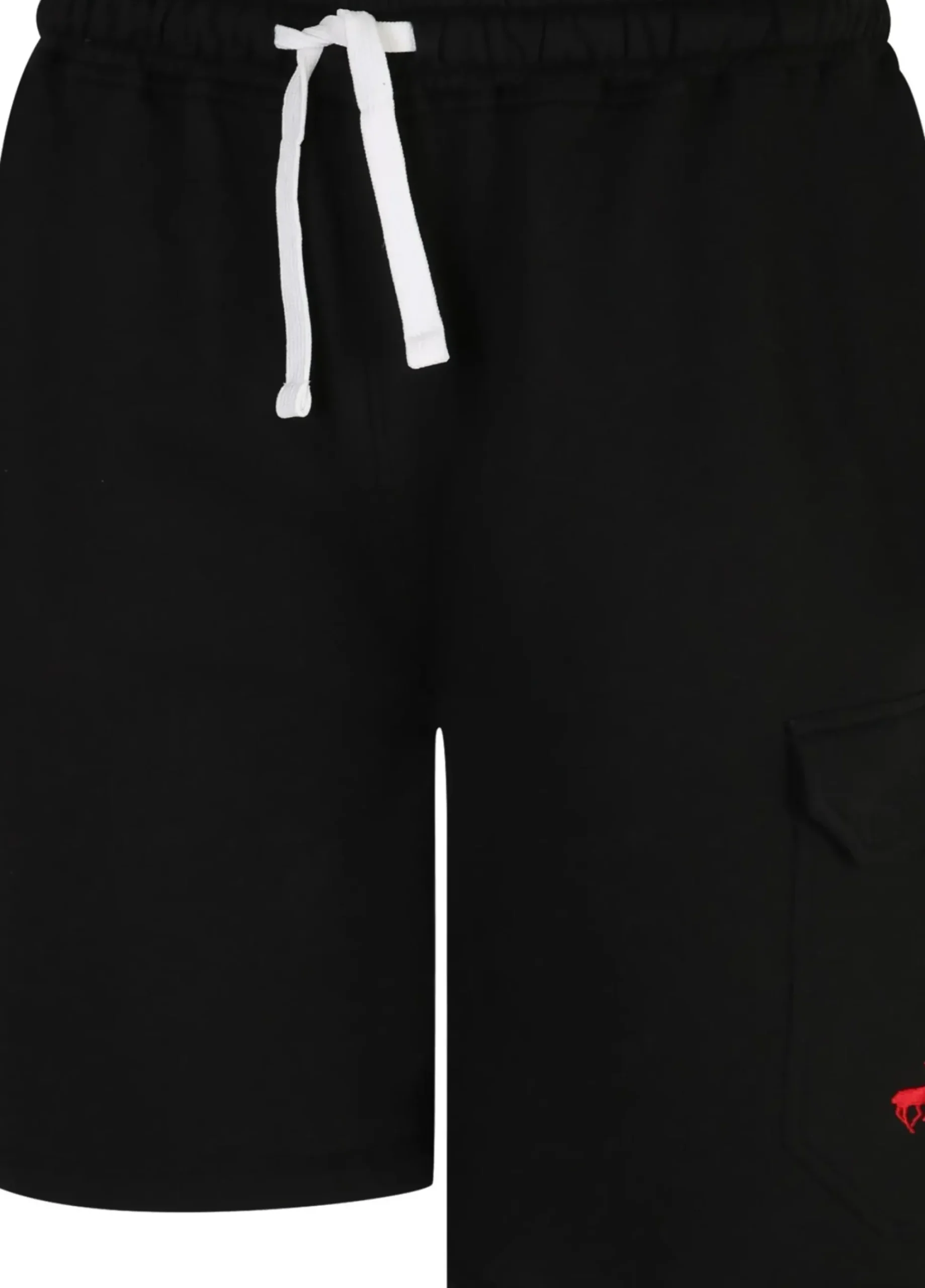 Bigdude Fleece Cargo Shorts Black