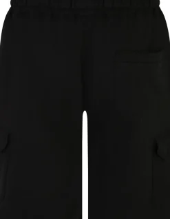 Bigdude Fleece Cargo Shorts Black
